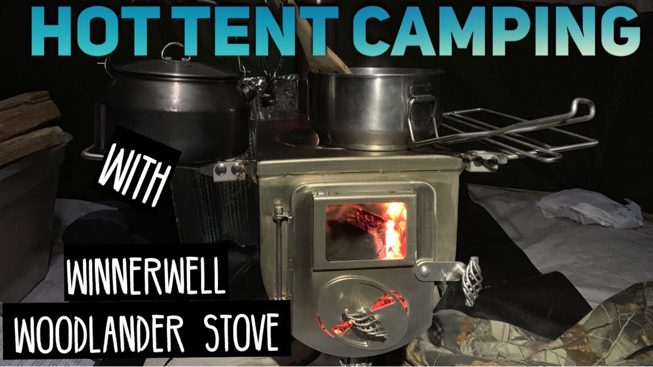 Winter camping with the Winnerwell Woodlander Stove
