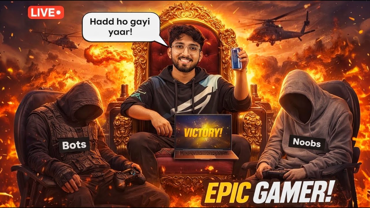 🥵 Noob to Conqueror? LIVE BGMI Challenge 🏆 | IAmRAVEX is Back!⚡