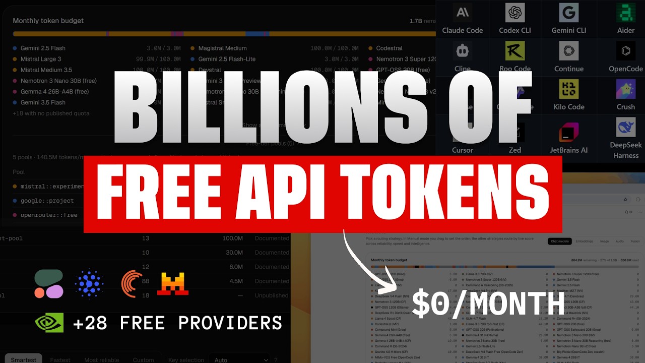 Миллиарды бесплатных токенов LLM теперь доступны каждому (FreeLLMAPI)