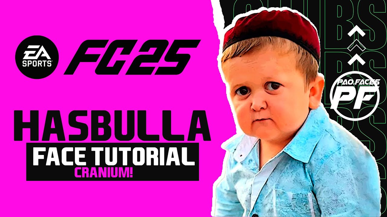 EA FC 25 HASBULLA FACE -  Pro Clubs Face Creation - CAREER MODE - LOOKALIKE