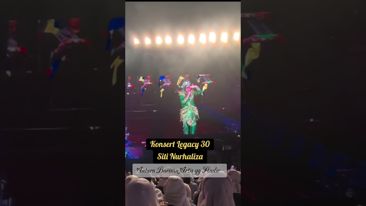 Siti Nurhaliza Sebut Nama Artis Yang Datang ke Konsert Legacy 30 di Stadium Nasional Bukit Jalil