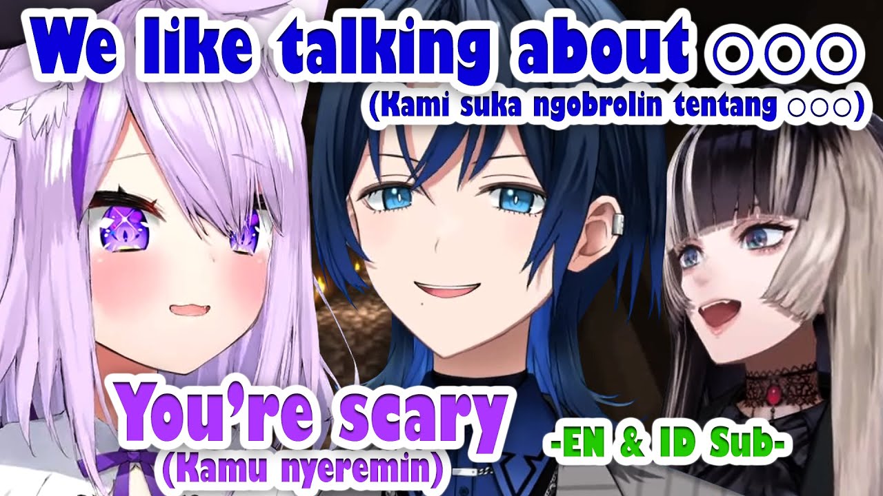 Okayu is Surprised That Ao and Raden Secretly Like to Talk About Dirty Jokes  [Hololive]