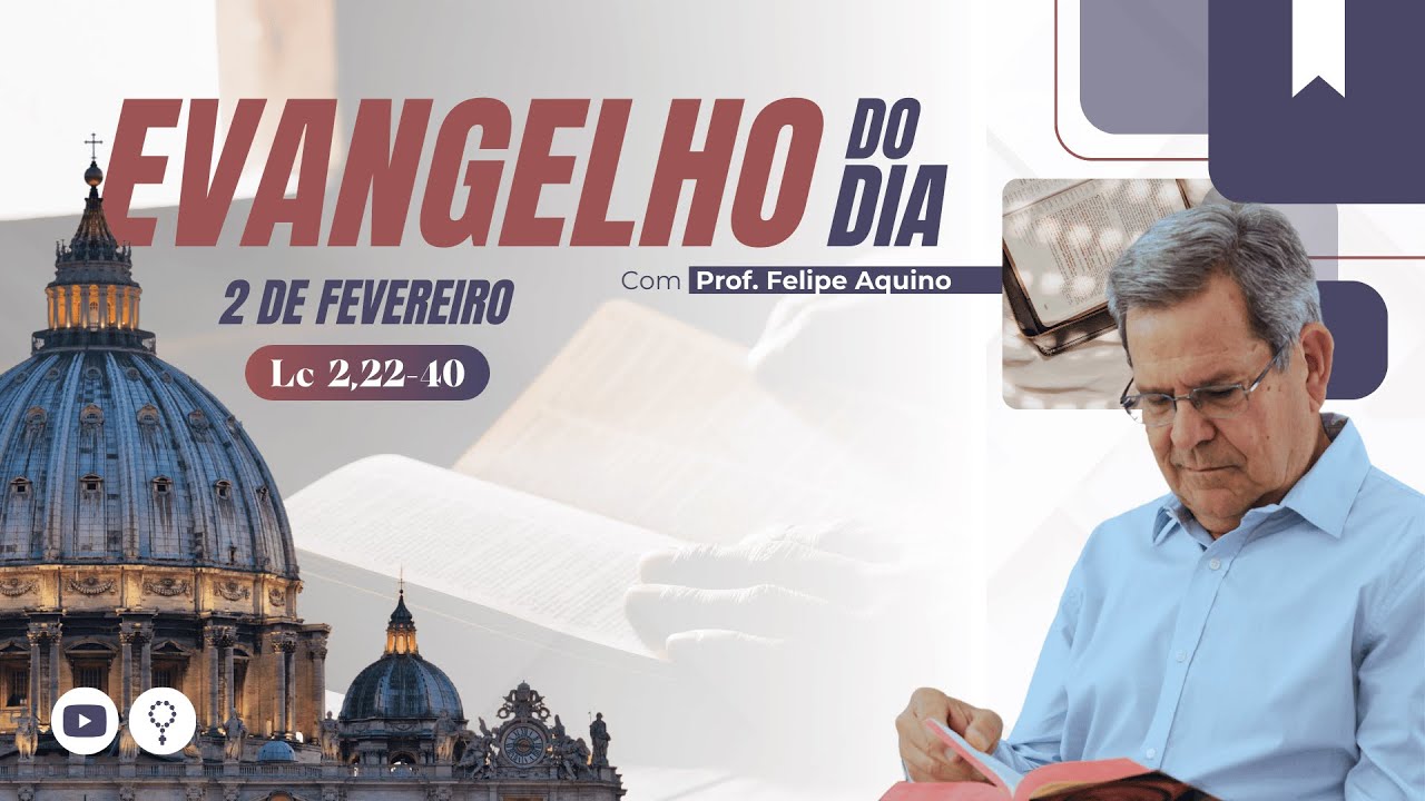 EVANGELHO DE 02.01.2026 - LC 2,22-40 - APRESENTAÇÃO DE JESUS NO TEMPLO