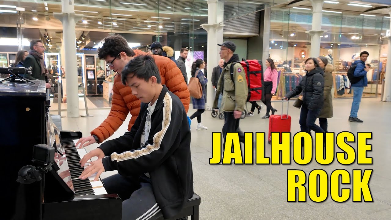 Improvised Fun When I Met Another Pianist Playing Jailhouse Rock | Cole Lam
