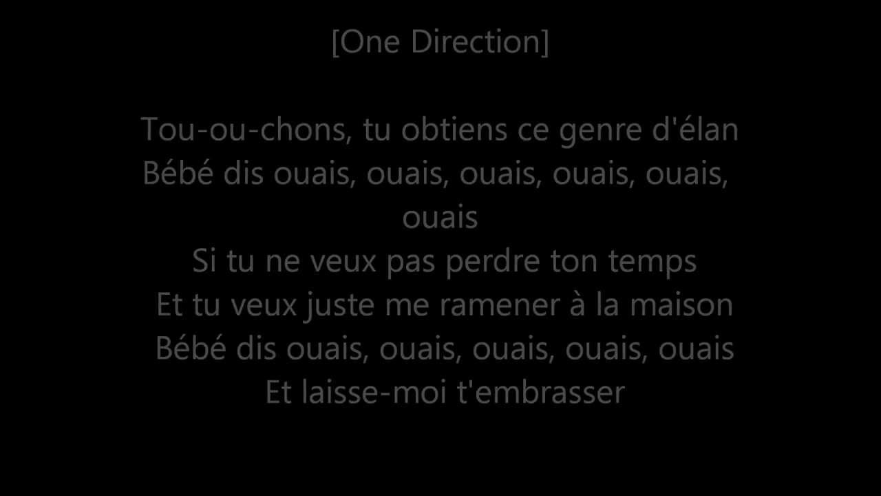 One Direction - Kiss You [Traduction Française]