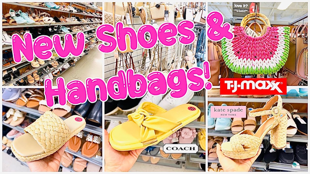 🤩 TJ MAXX SHOP WITH ME NEW SHOES HANDBAGS & CLOTHING 😍 NEW DESIGNER SPRING FASHION ON A BUDGET ‼️