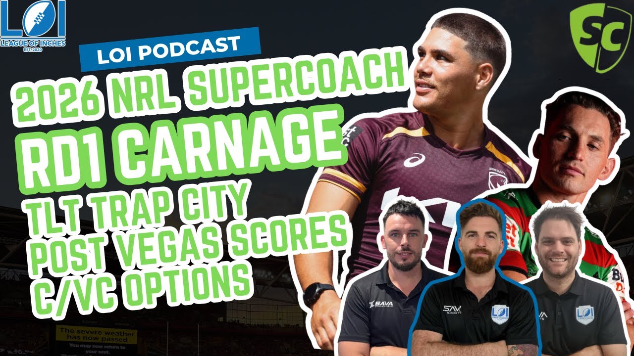 NRL Supercoach RD1- TLT Brings Trap City Vibes