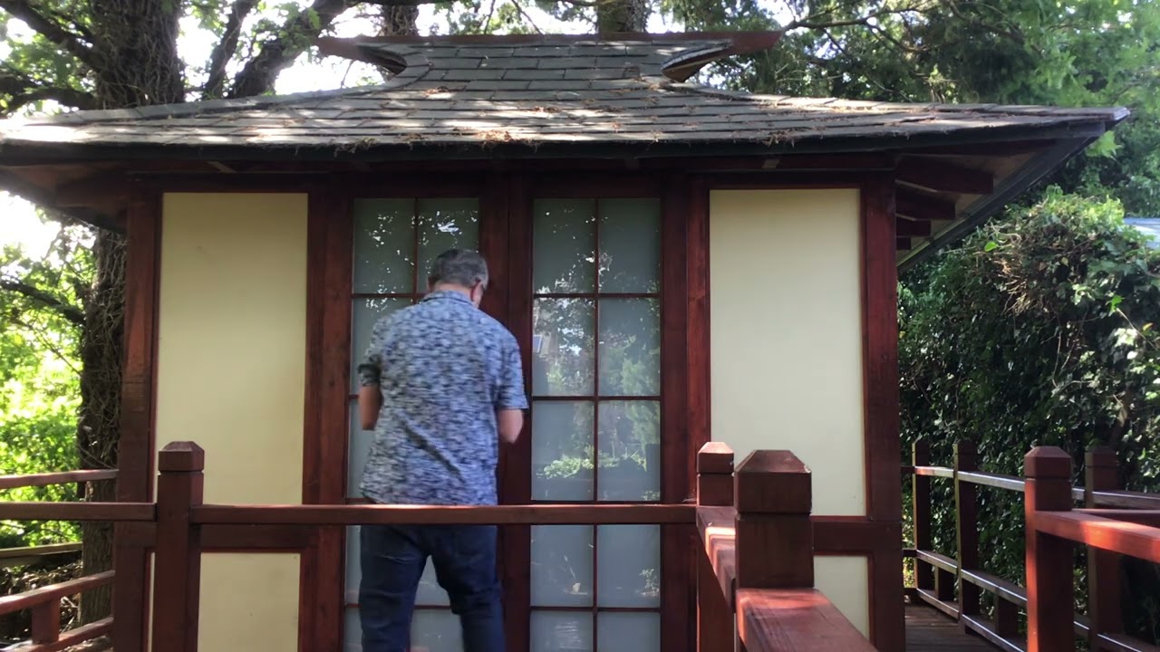 Update on the Japanese tea house and garden pond
