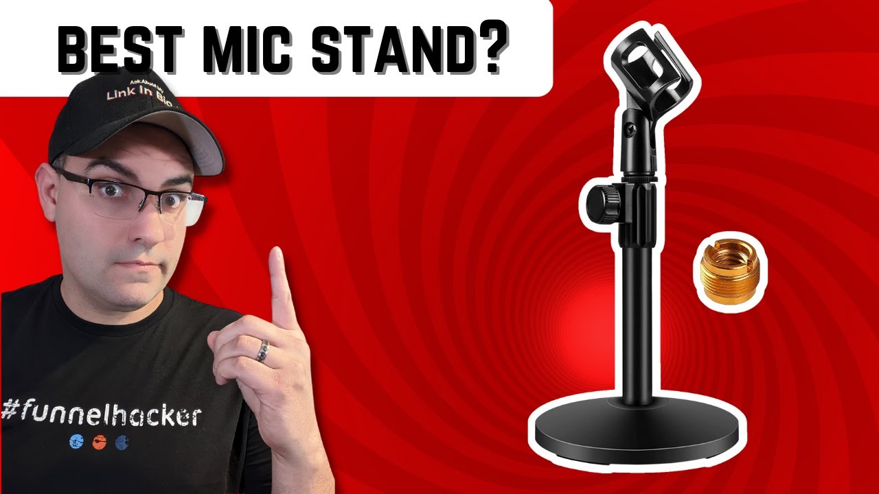 Upgrade Your Audio Set-up! - InnoGear Desktop Microphone Stand REVIEW