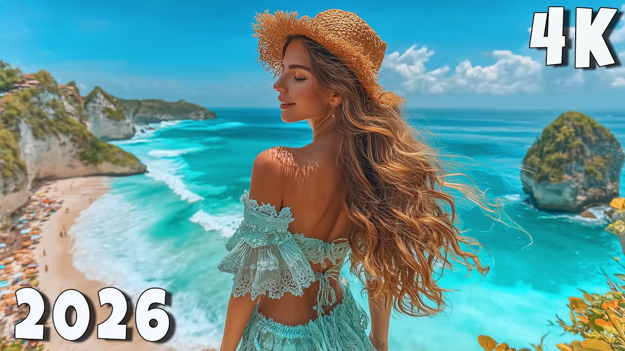 Summer Breeze 🌴 Best Chill House Mix 2026 | Summer Tropical Vibes 4K UHD Video Tv Relaxation