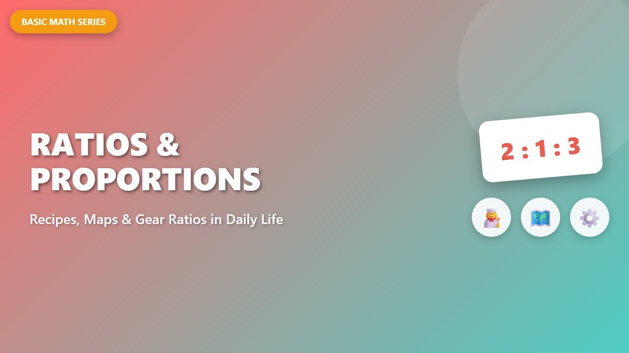 Ratios and Proportions Explained: Real-Life Examples for Beginners