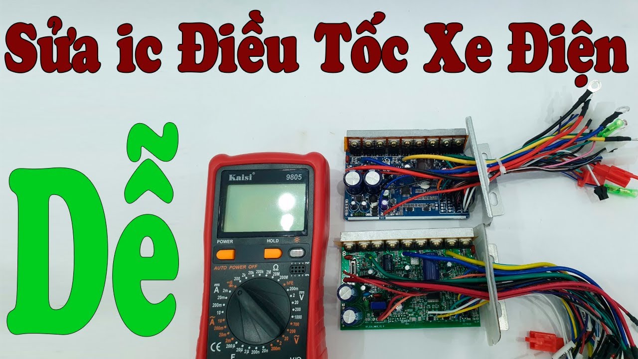 ⭐️⭐️⭐️Sửa chữa IC Điều tốc xe điện nhanh gọn ! Fix electric bike motor controller !