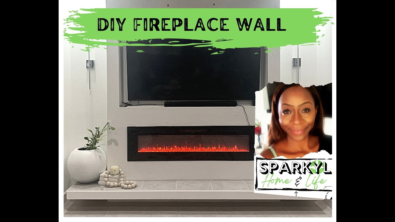 DIY Fireplace Wall