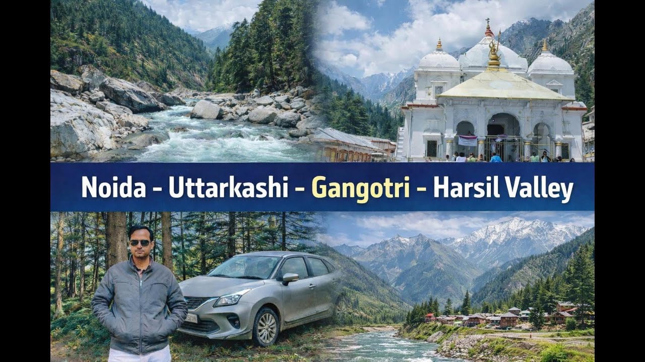 Noida → Gangotri | Road Trip Teaser 🚘