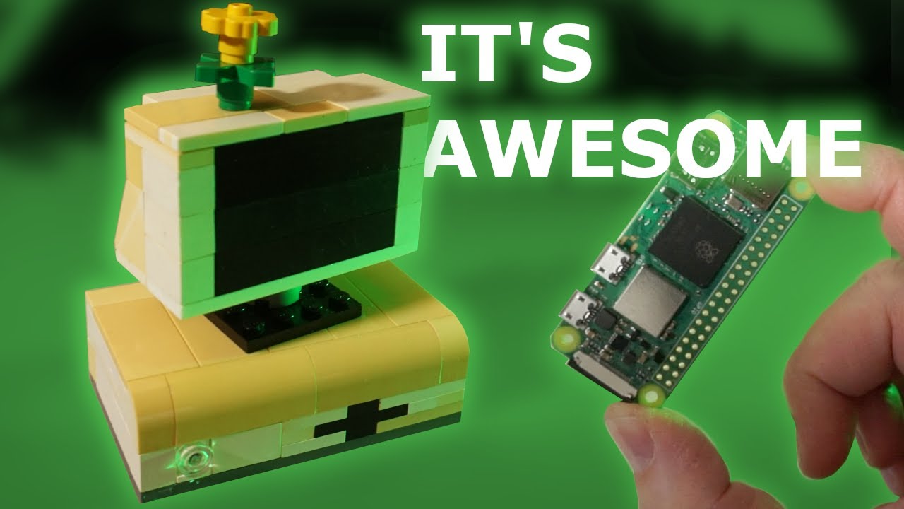 My Lego PC runs PlayStation games! Raspberry Pi Zero 2W