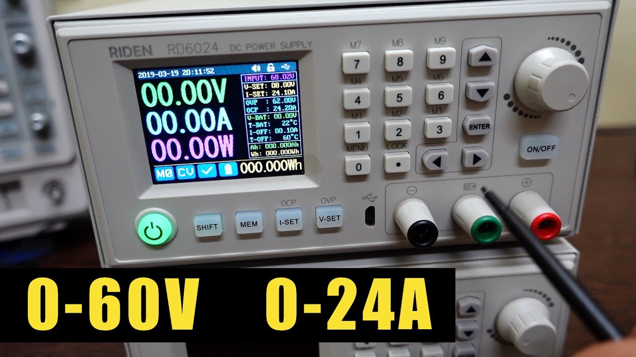 RIDEN RD6024 zasilacz laboratoryjny regulowany 0-60V 0-24A