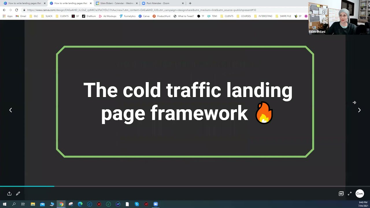 How To Write Landing Pages That Convert Cold Traffic – With Eden Bidani