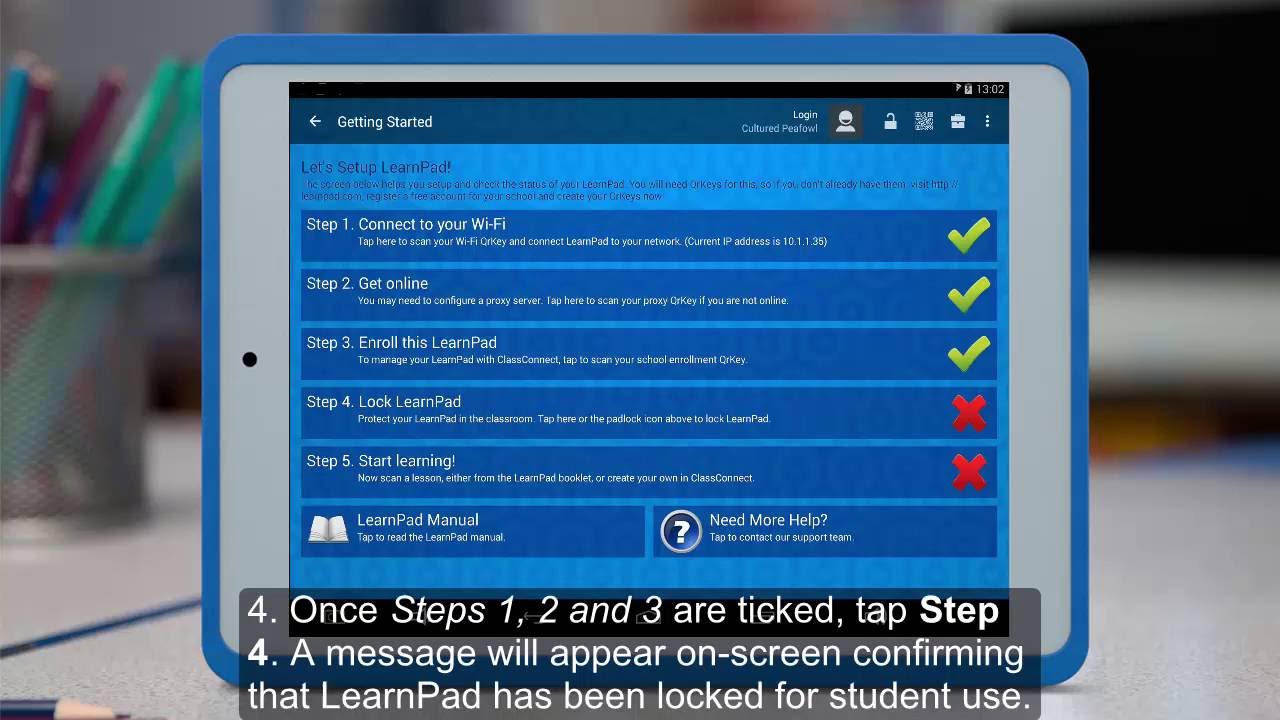 LearnPad Support: Setting up your LearnPads