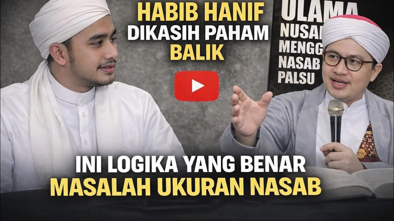 (7) Habib Hanif dikasih Paham Balik Oleh Kh. Imaduddin logika yang benar masalah tolak ukur Nasab