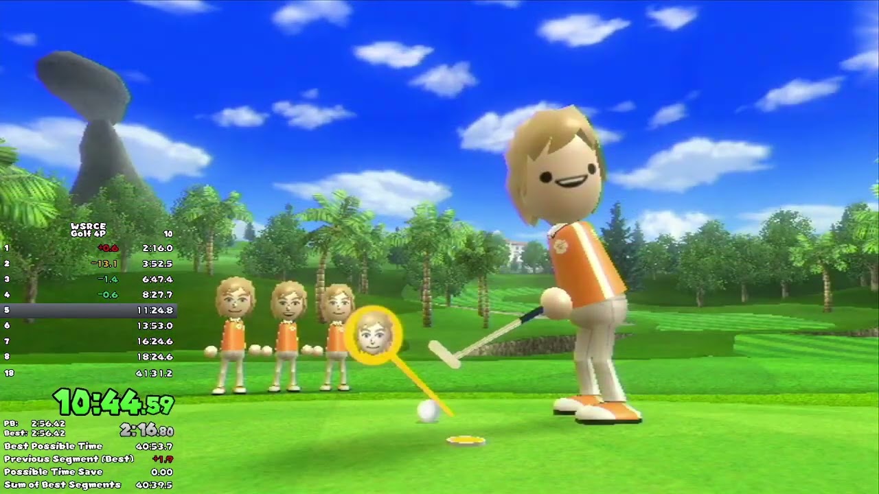 [WR] Wii Sports Resort Golf - 18 Holes 4P (40:30)