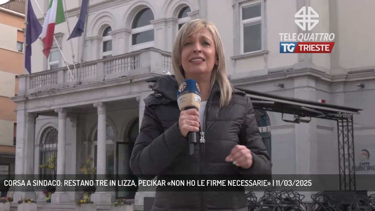 CORSA A SINDACO: RESTANO TRE IN LIZZA, PECIKAR «NON HO LE FIRME NECESSARIE» | 11/03/2025