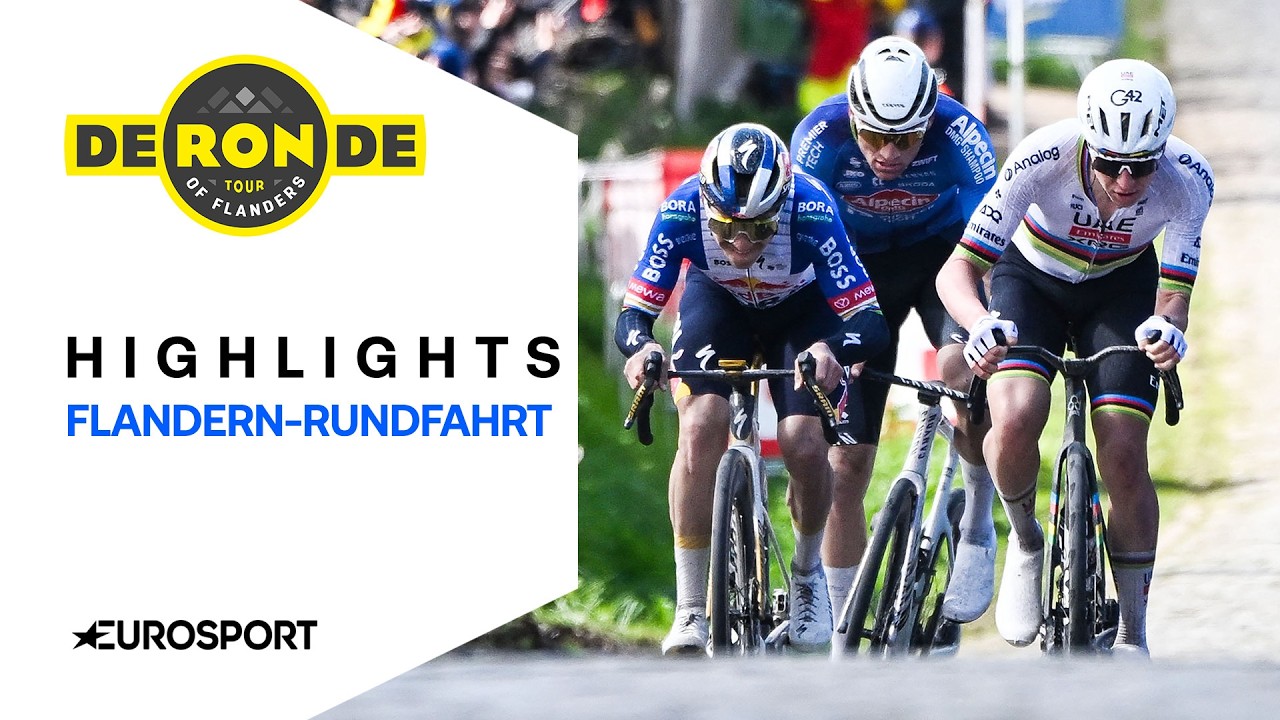 Duell der Superstars bei der Ronde | Highlights deutsch | Flandern-Rundfahrt 2026 | Radsport