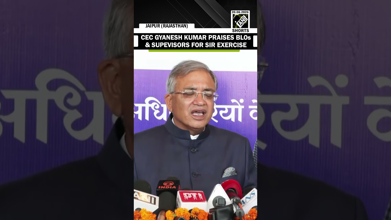 CEC ज्ञानेश कुमार ने जयपुर में SIR के संबंध में 700 BLO और पर्यवेक्षकों के साथ संवाद किया