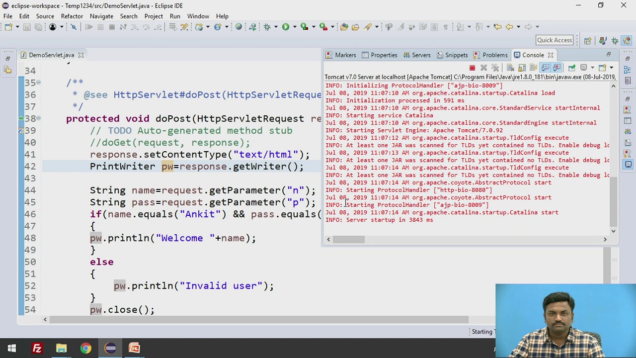 Video 5 doGet and doPost Methods
