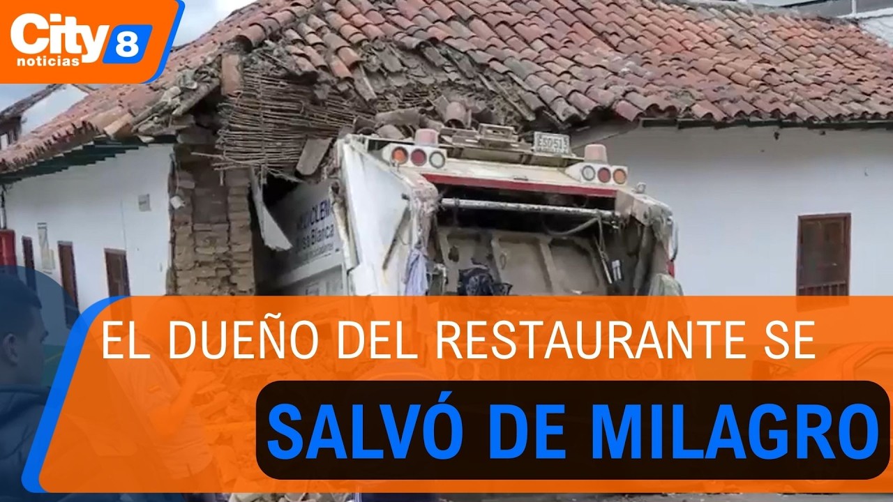 Impactante colisión de camión en el centro de Bogotá | CityTv