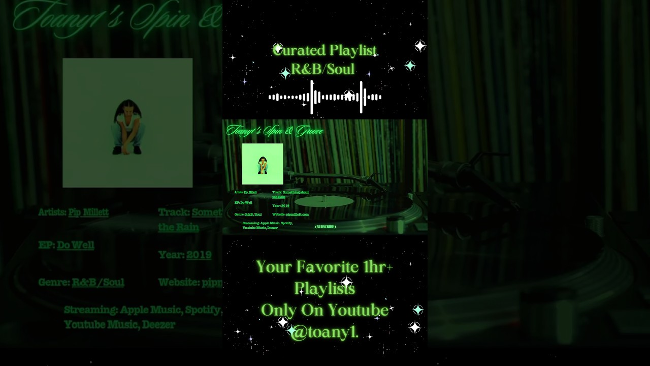 Spin. Groove. Repeat.why tell me R&B/Soul Playlist now live 