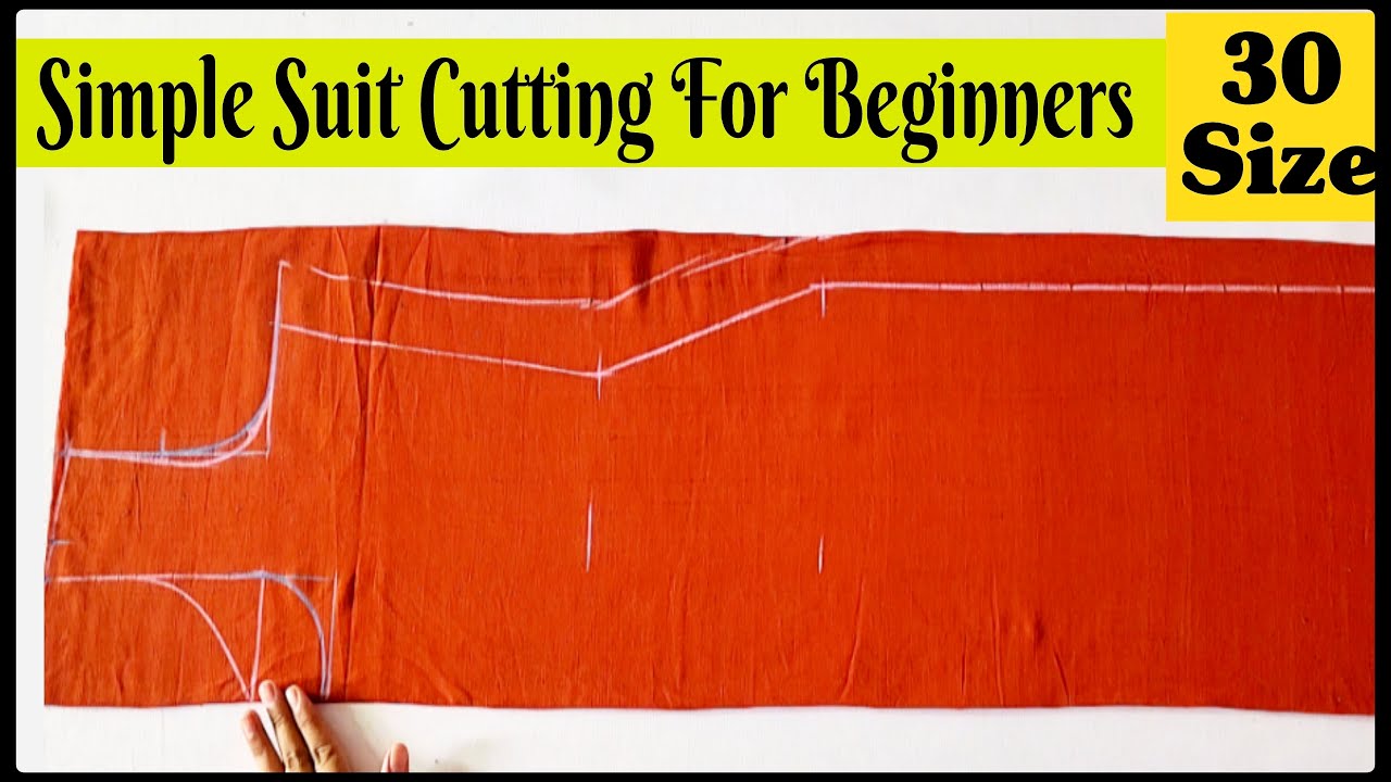 30 Size Simple Suit Cutting For Beginners | Simple Kurti Cutting | Stitch By Stitch