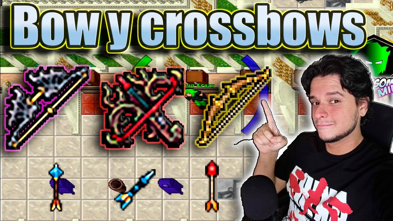 Todo sobre Las armas de Distancia | Bows y Crossbows de Tibia! 👌