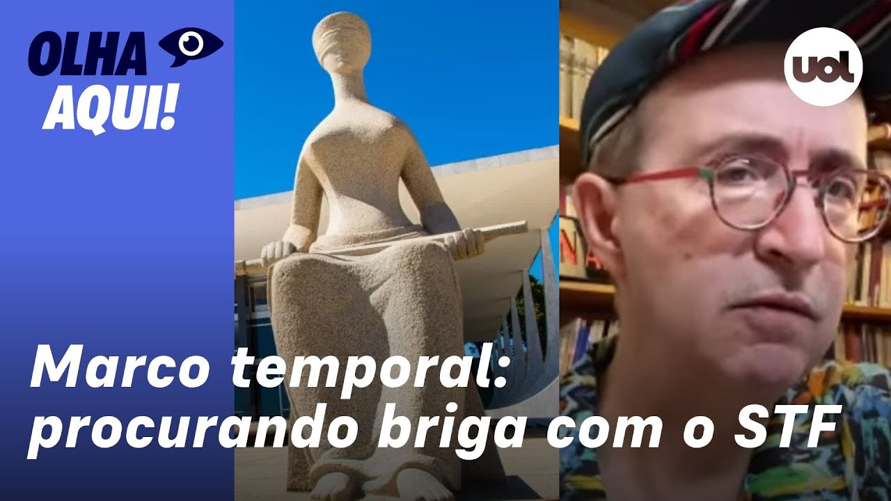 Reinaldo: Marco temporal é conflito com o STF que reaças compraram para reclamar do tribunal depois
