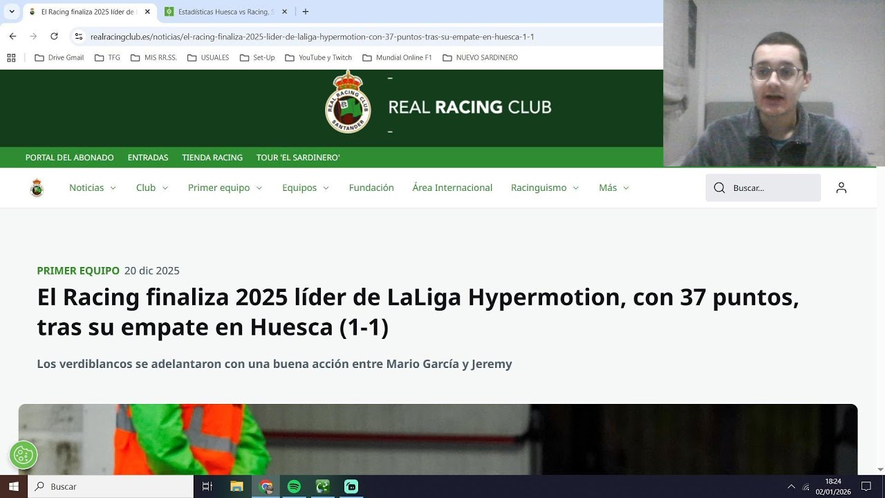 Análisis Huesca-Racing ***PÉSIMA SEGUNDA PARTE QUE NOS CUESTA 2 PUNTOS***
