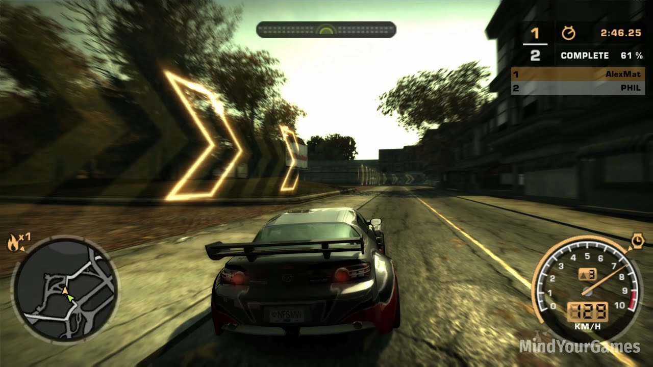 Need For Speed Most Wanted (2005) Izzy Mazda RX-8 Gameplay (4K UHD 60FPS)