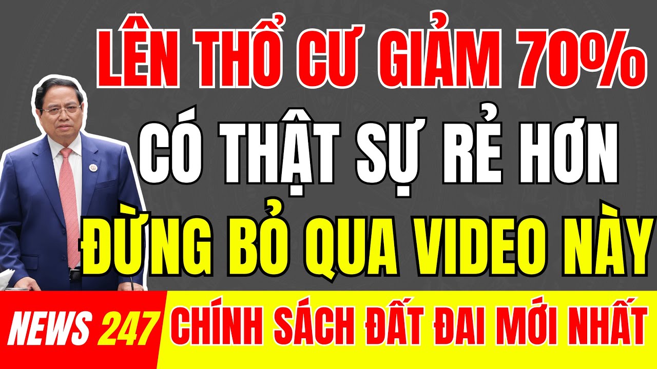GIẢM 70% Tiền Lên Thổ Cư – Đừng Vội Mừng Nếu Chưa Xem Điều Này | #tintuc  #datdai