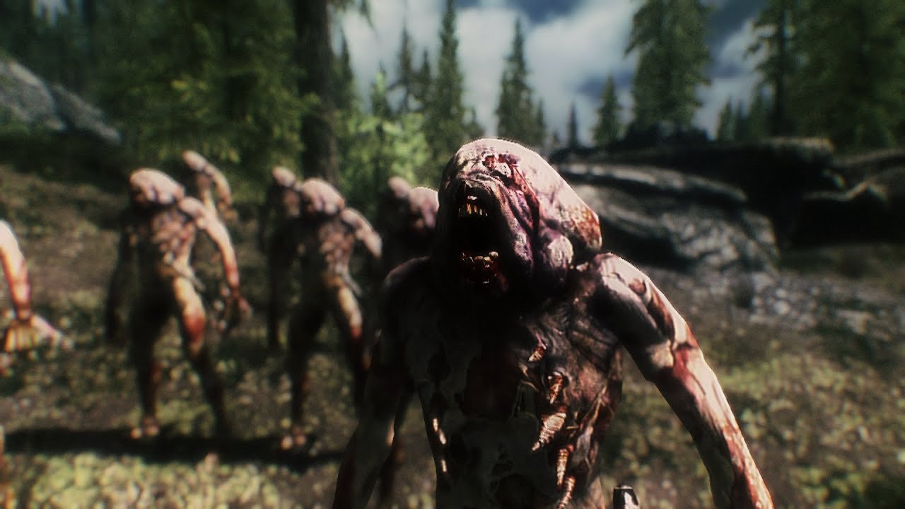 Skyrim Battle - Secret monsters battle royale!