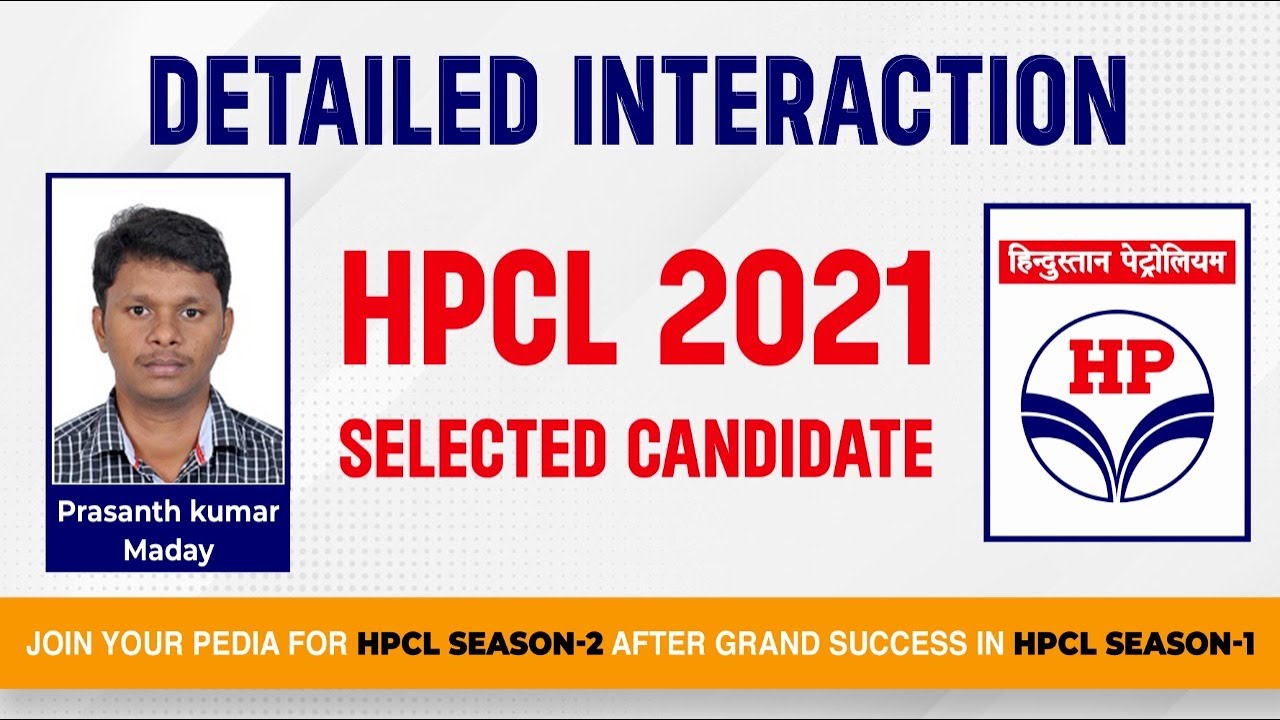 Detailed Interaction with YP HPCL 2021 Selected candidate | HPCL 2022 written Exam preparation