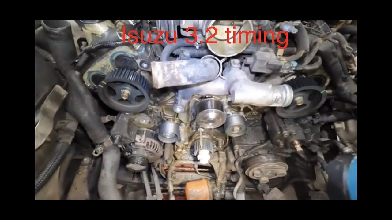 Isuzu rodeo trooper, 3.2 timing belt replacement