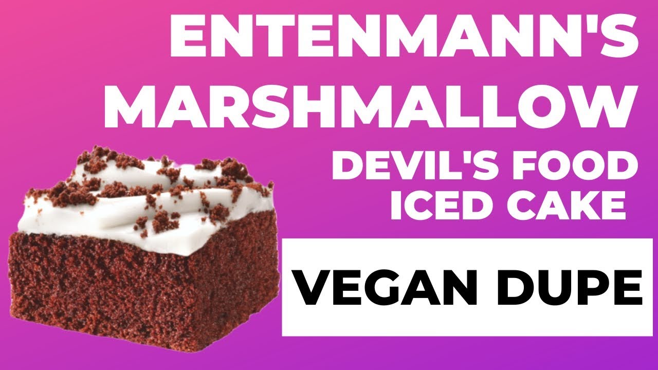 VEGAN DUPE For Entenmann's Marshmallow Devil's Food Cake!