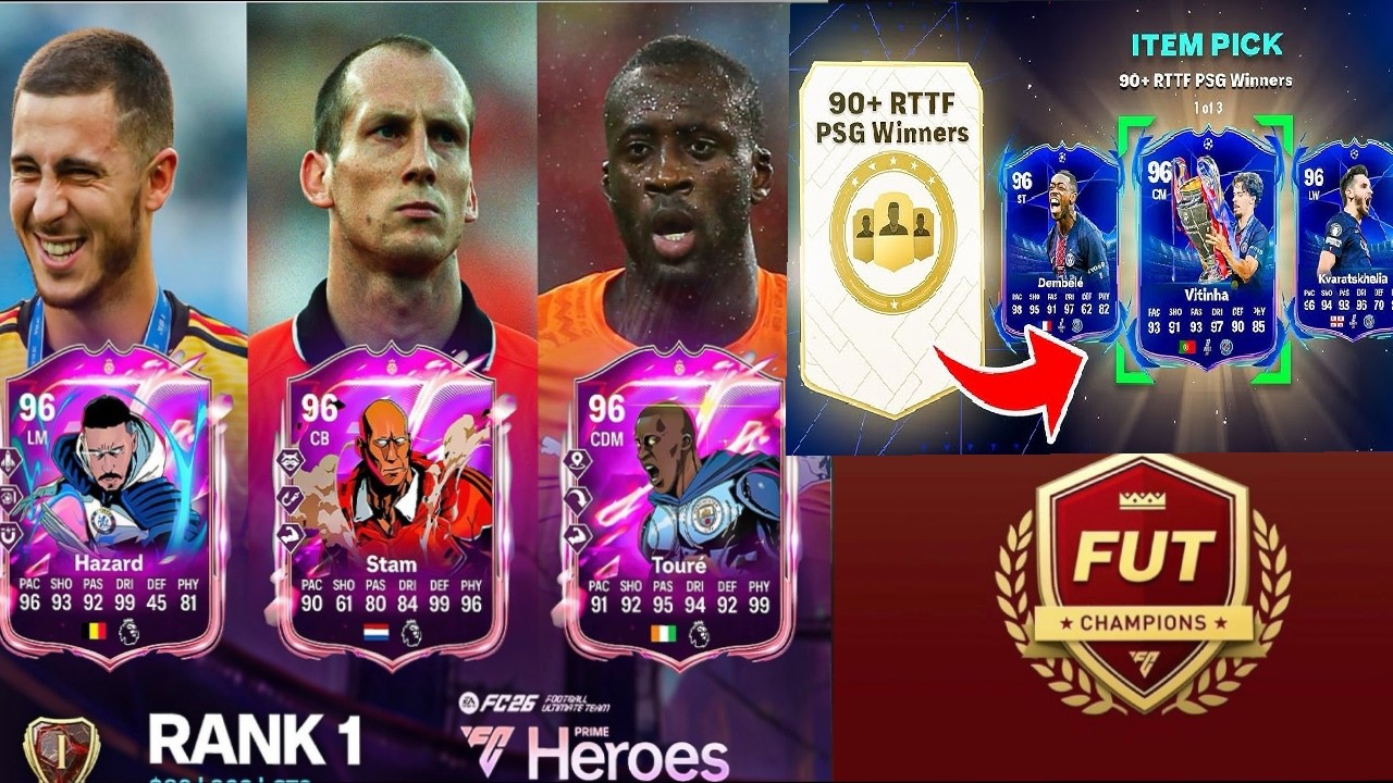 ЛУЧШЕЕ ОТКРЫТИЕ НАБОРОВ PRIME HEROES | НАБОРЫ PSG UCL RTTF FC 26 ULTIMATE TEAM