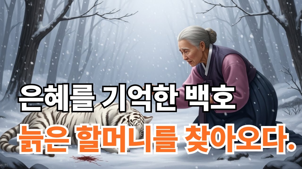 산속에서 죽어가던 아기 백호를 살린 할머니, 그날 이후 기이한 일이 시작됐다