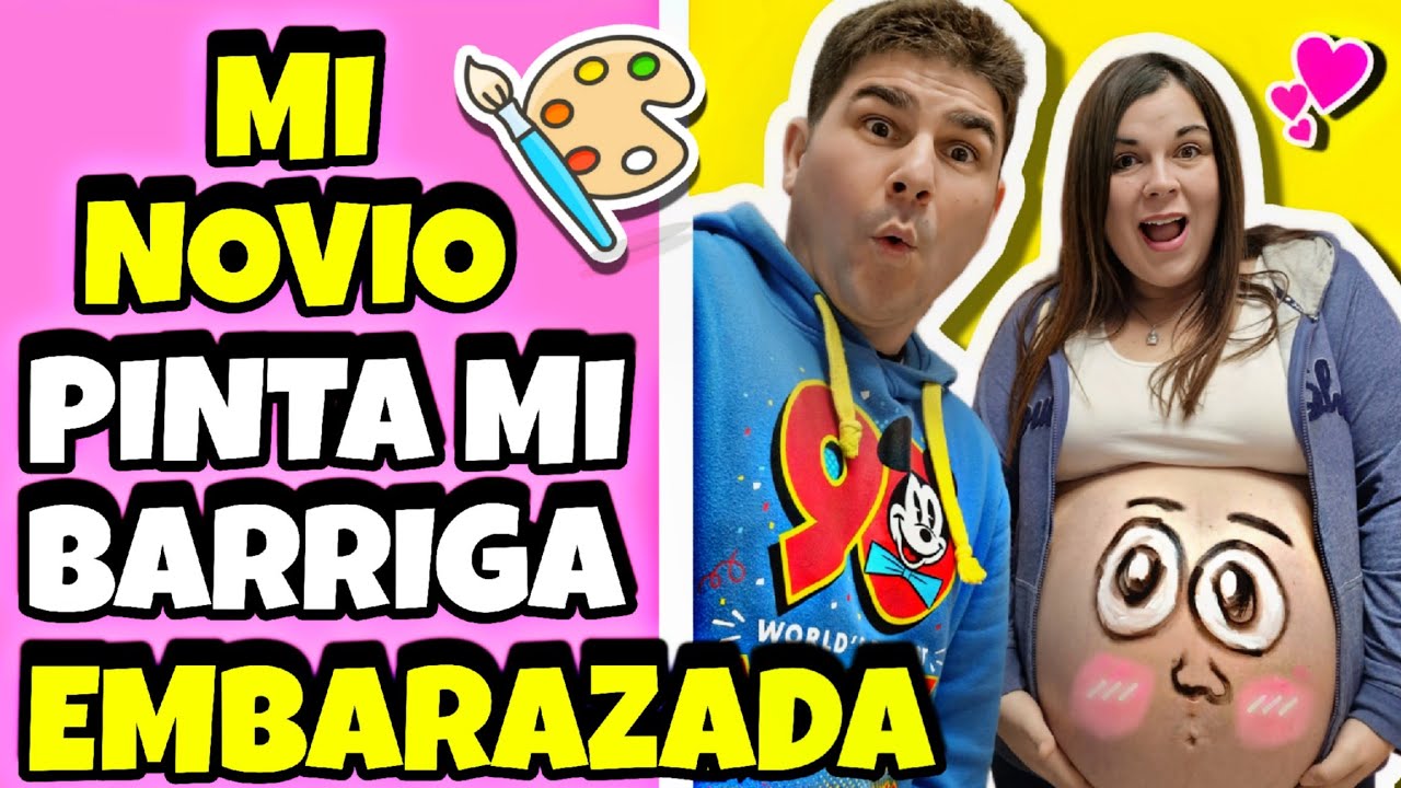 PINTANDO LA BARRIGUITA DE EMBARAZADA 🎨🖌 Belly Painting 🤰👶 Chiqui y Libi