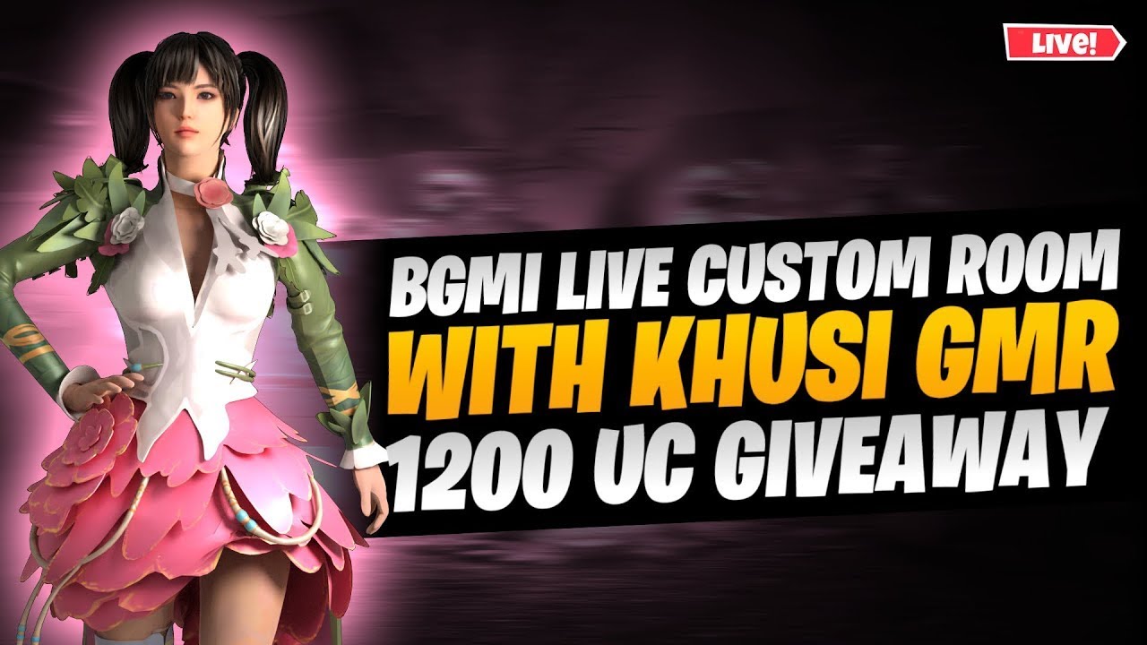 Bgmi Live Custom Rooms | Uc Giveaway | #bgmilive #shorts