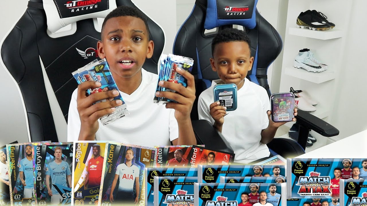Распаковка коллекционных карточек MATCH ATTAX, футбольный вызов