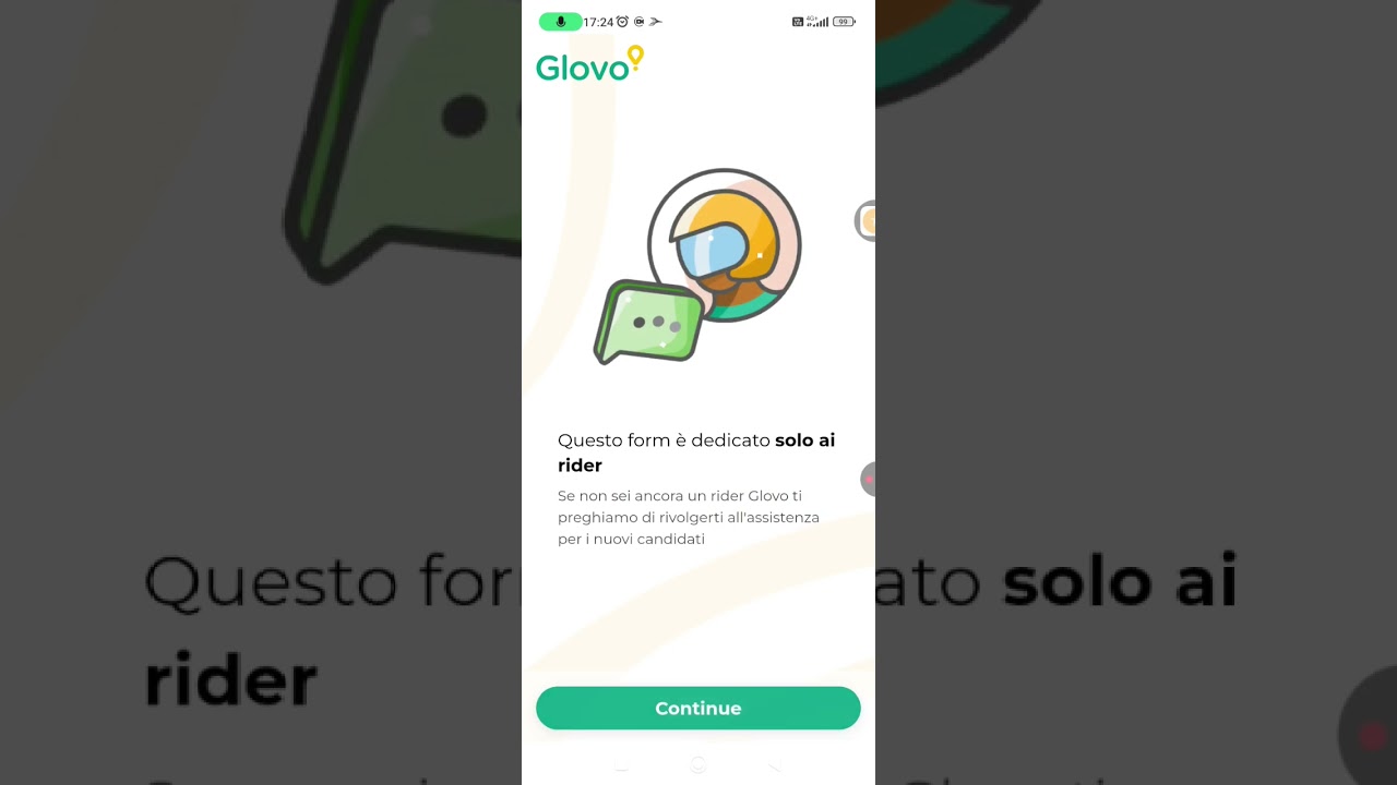 Glovo Riders city change Guide