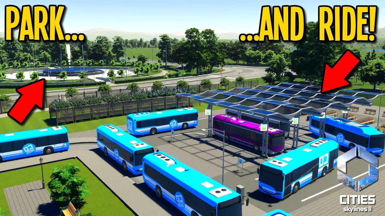 Cities Skylines 2 Citizens LOVE This Bus Hub and Park Combo!