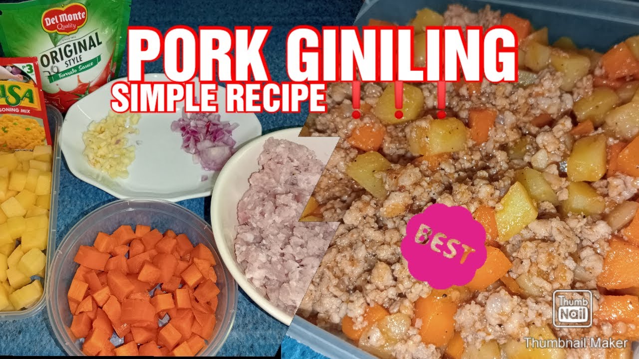PORK GINILING❗MY SIMPLE RECIPE