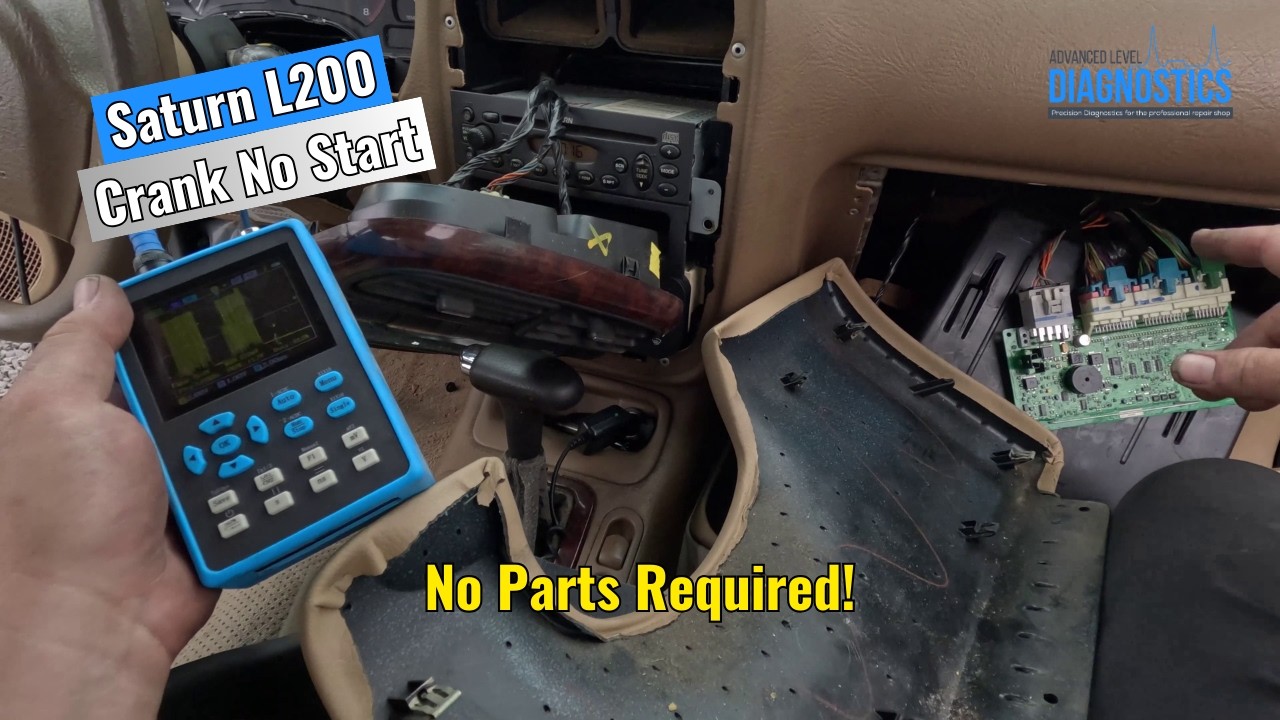 2002 Saturn L200 - Crank No Start, Diag & Fix! No Parts Required!