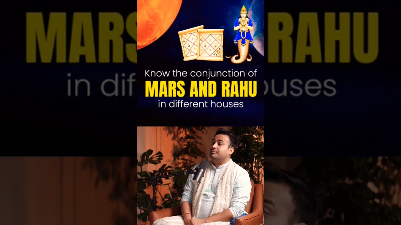 Mars and Rahu Conjunction in Birth Chart Horoscope Prediction - Explained by Arun Pandit #mars #rahu